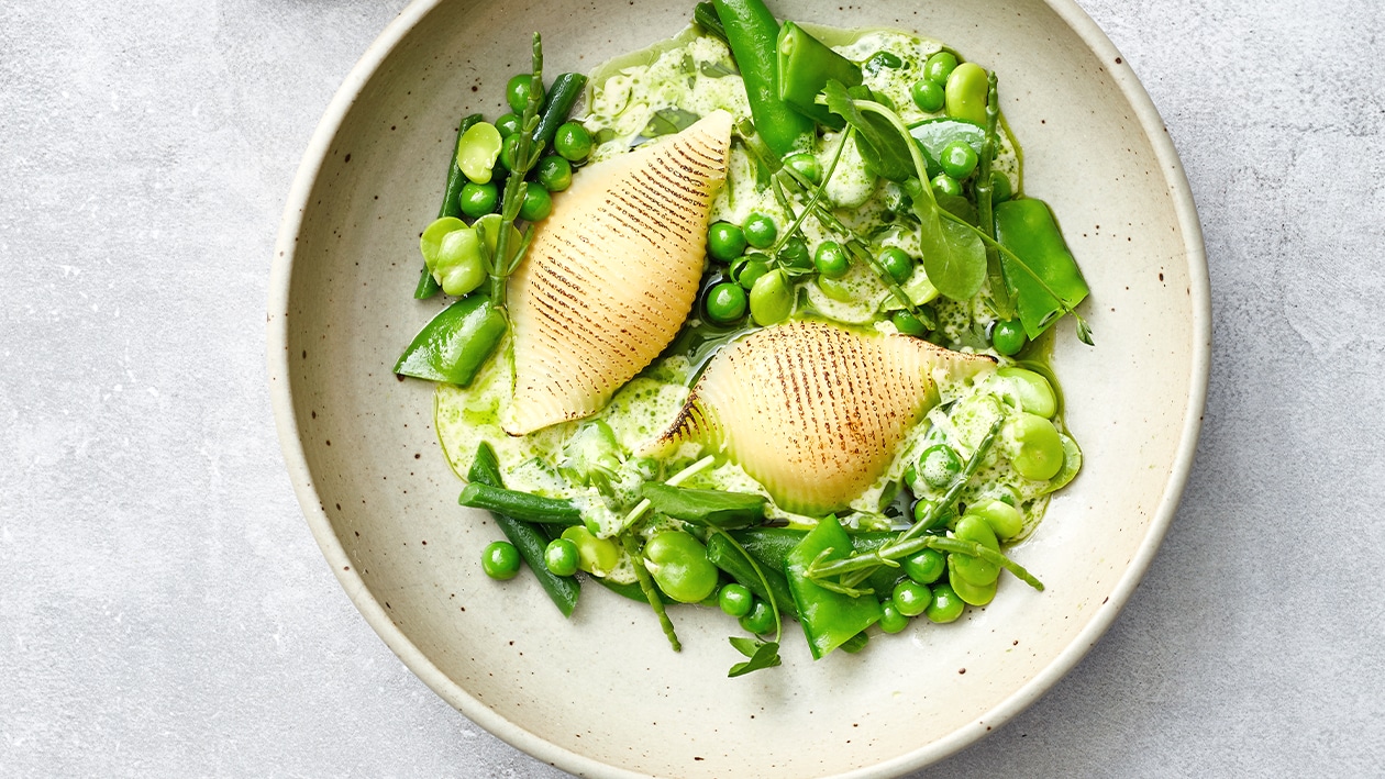 Pastaschelpen gevuld met zalmmousseline